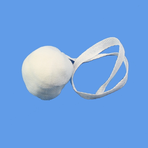Vaginaltamponade gazebind Mediplast - Ø5,5 cm med snor - 15 stk.