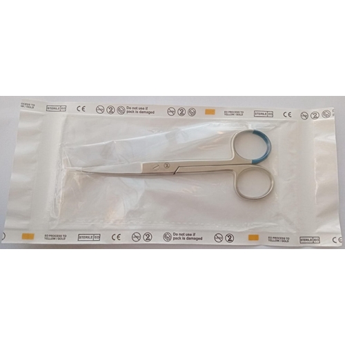 Sax böjd spets/spets engångs – 14cm steril – 12 st