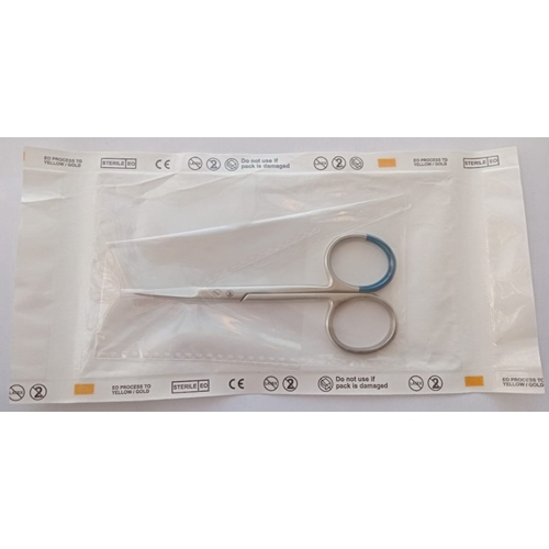 Sax Iris böjd engångs – 11cm steril – 12 st