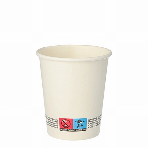 Pappersbägare To Go – 20cl vit PE-belagd – 50 st