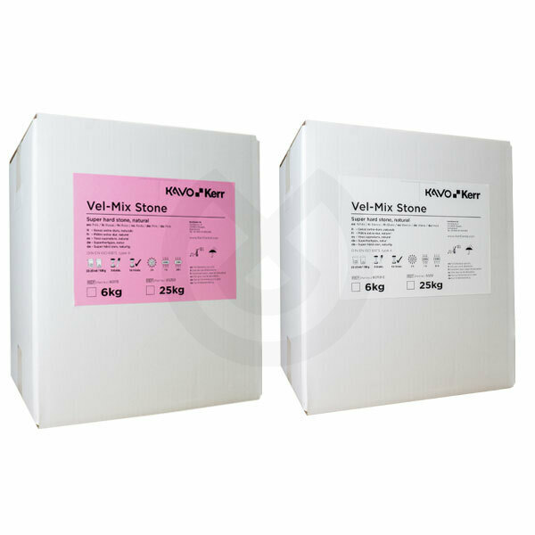 Gips Vel-Mix Stone, rosa eller vit, typ IV/425 kg – Vel-Mix Stone Plaster White 25Kg