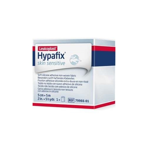 Hypafix Skin Sensitive -kiinnitysteippi 5 cm x 5 m silikoni
