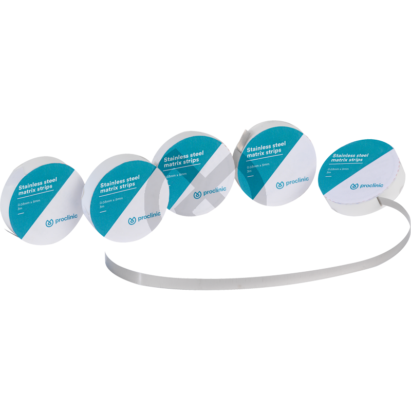 Matrisstrips i rostfritt stål – Stainless Steel Matrix Strips 0 – 04 X 5Mm