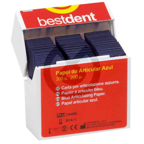 Artikulationspapir - BESTDENT - Articulating Paper Blue Betsdent