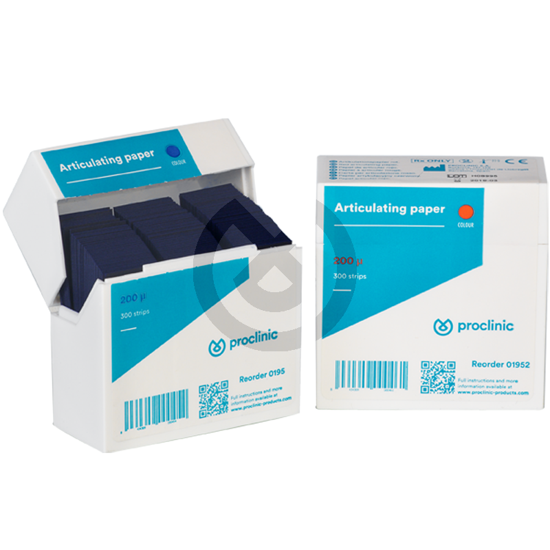 Artikulationspapir, 200 mikron - Articulating Paper Red