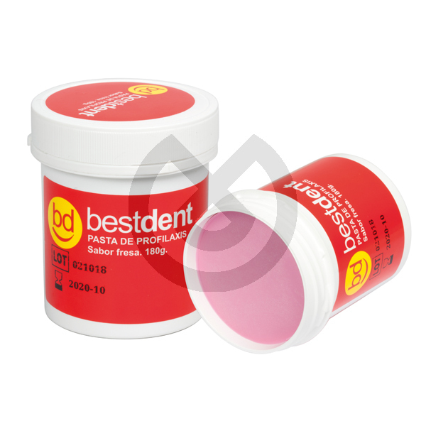 Profylaxpasta med jordgubbssmak, 180 g – BESTDENT