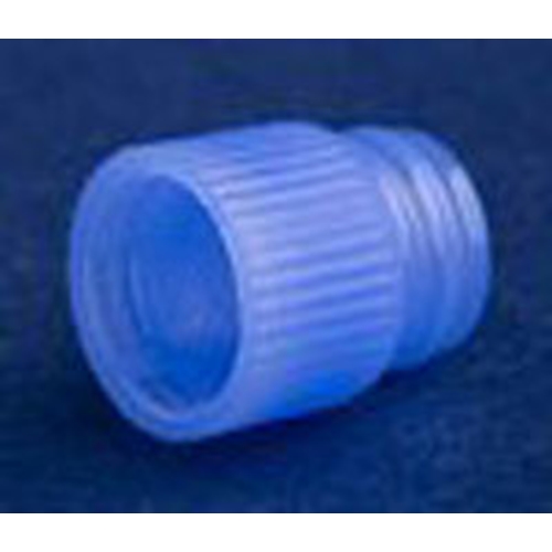 Tulppa reagenssi-/sentrifugiputkille - Ø13 mm LDPE sininen - 1000 kpl