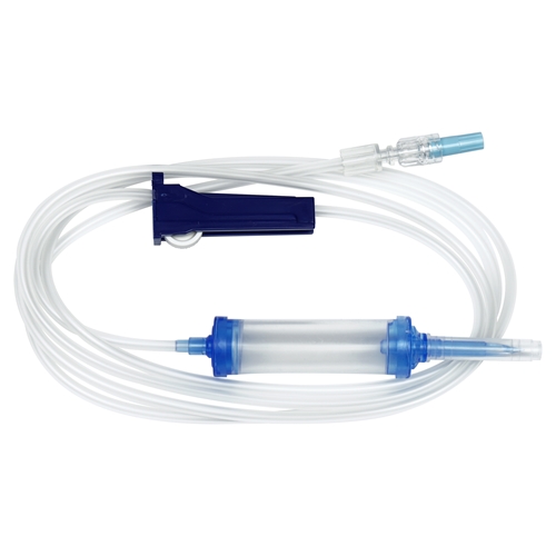 Infusionssæt og luftningssæt Evercare - 180 cm FilterStop PVC-fri - 80 stk