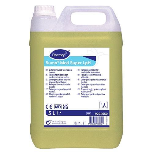 Opvaskemiddel til opvaske-/spuledesinfektion - 5L Suma Med Super LpH