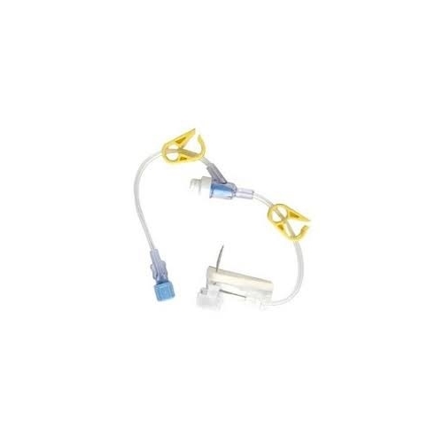 Venportskanyl SafeStep – 0,9x25mm 20G slang+Ykoppl – 25 st