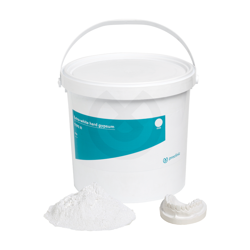 Ortodontiskt gips extra vitt, typ III/3 (5 kg) – PROCLINIC