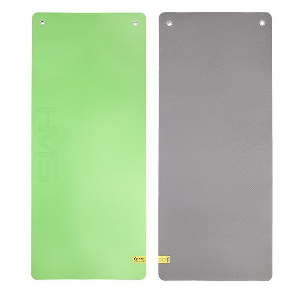 Fitnessmatta - MFK08 - 140x60 cm - 15 mm tjock - Grön/Svart