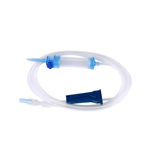 Infusionssæt med luftventil evercare - 180 cm FilterStop PVC-fri - 80 stk.