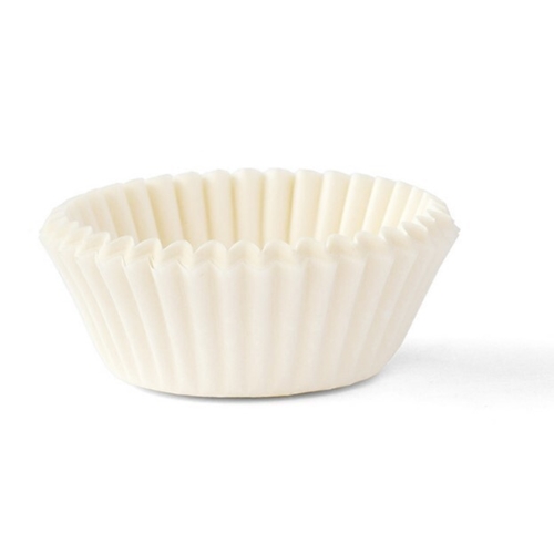 Bageform papir - 50x25mm hvid Svanemærket - 125 stk