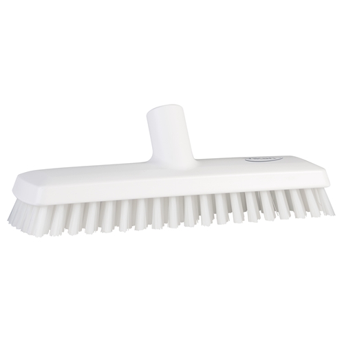 Gulvskrubbe i plast Vikan - 270 mm hvid hård