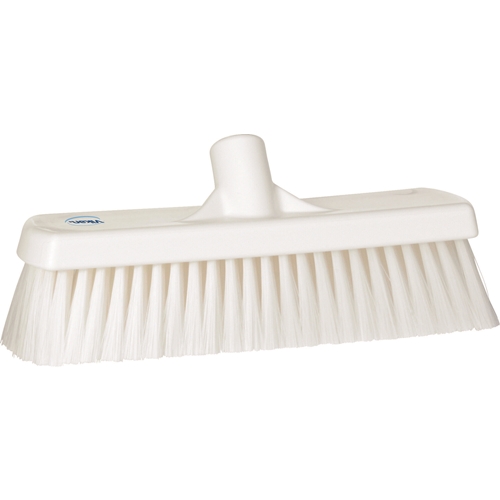 Gulvbørste med plastryg Vikan - 300 mm hvid medium hård