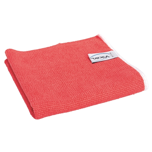 Vikan mikrofiberklud 32x32 cm rød Svanemærket 5 stk