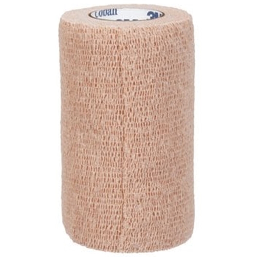 Kompressionsbinde kohäsiv Coban - 10 cm x 4,6 m mittel-elastisch latex - 18 St.