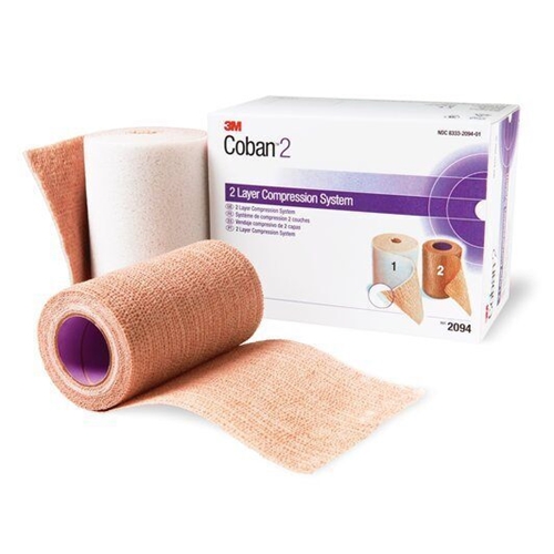 Kompressionsset Coban 2 - 10 cm 2-lagig für ABPI >0,8