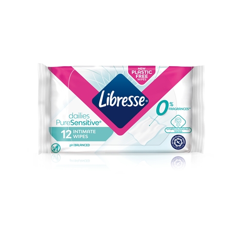 Intimservett Pure Sensitive - hajusteettomat intiimipyyhkeet 12-pack - 192 kpl