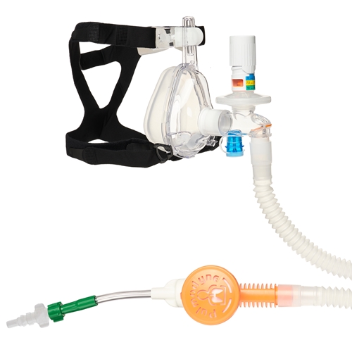 CPAP-sæt O2-MAX - M-maske PEEP & slange - 10 stk.