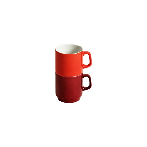 Mugg stapelbar – 22cl orange Bauscher – 12 st