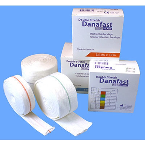 Danafast Schlauchverband mit 2-Wege-Stretch - 5cmx10m grün Viskose