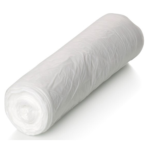Affaldspose i hvid LLD-plast - 90L 780x750 14my Basko 40 - 50 stk