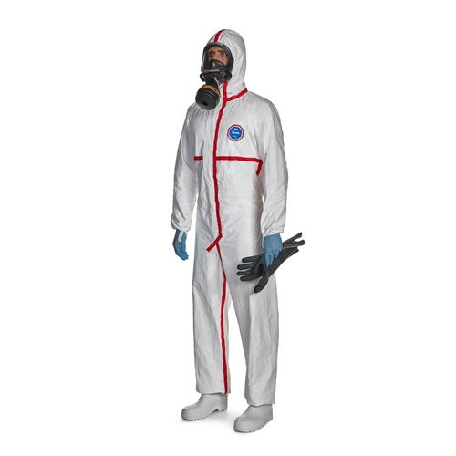 Overall Dupont Tyvek 800ES – 2XL vit med huva – 25 st