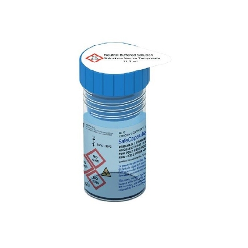 Formalinsystem Diapath - 33 ml bufferet beholder med blåt låg - 35 stk.