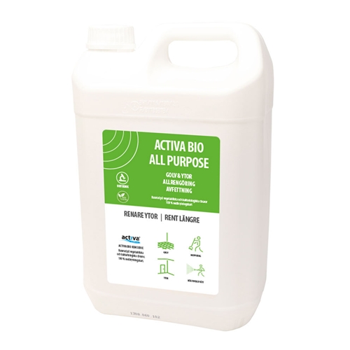 Universalrengøringsmiddel Activa Bio - 5L parfumeret - 2 stk