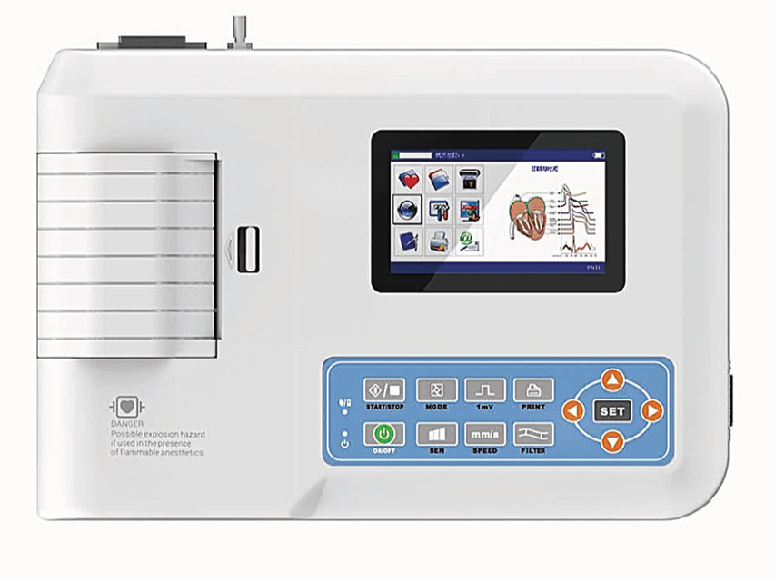 300G VET ECG - 3-kanals med monitor