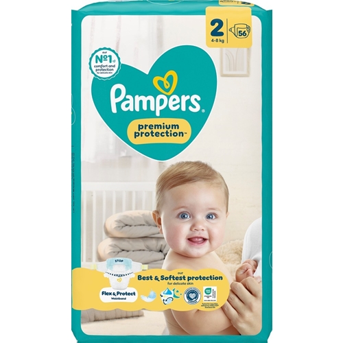 Åben ble Pampers New Baby - S2 4-8 kg - 112 stk.