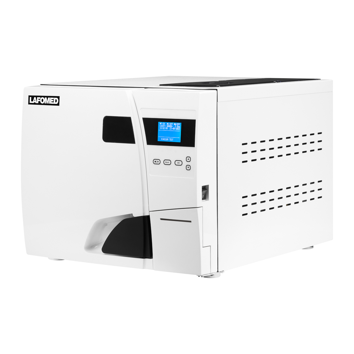 Lafomed autoklave Premium Line LFSS18AA LCD Med 18 l klasse B med medicinsk printer