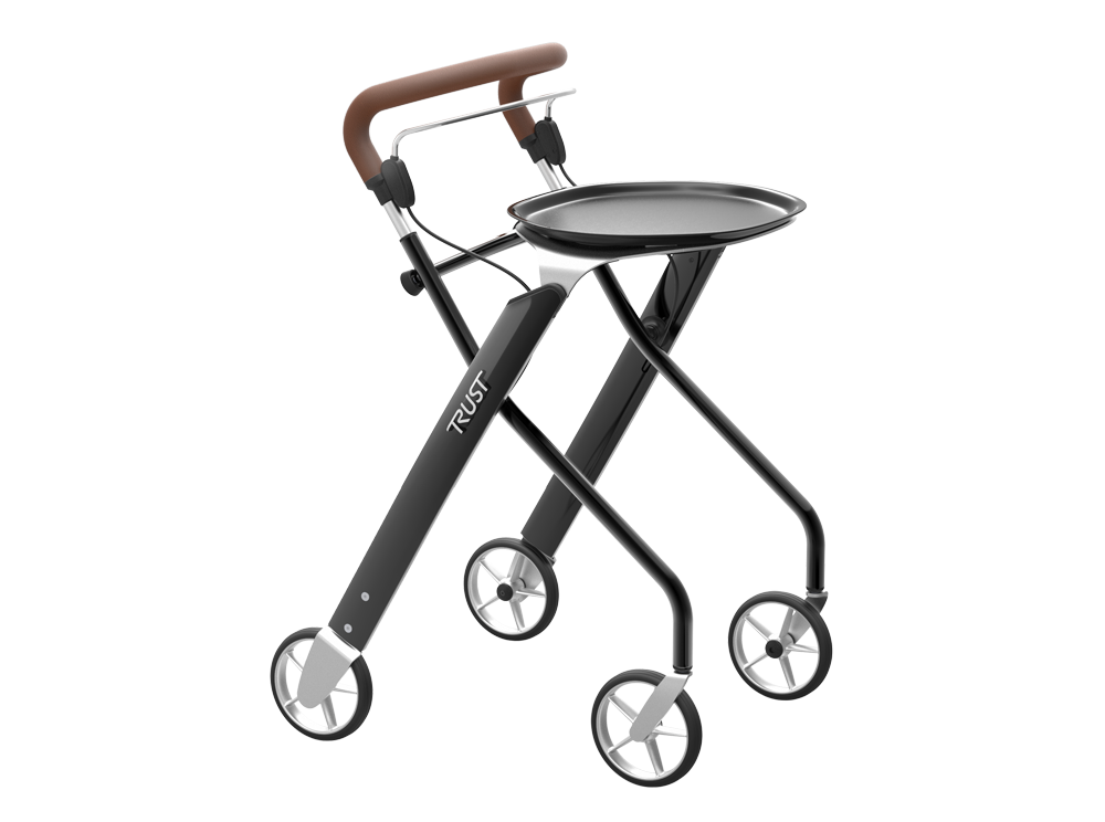 TrustCare - Let's Dream rollator til indendørs brug - Svart