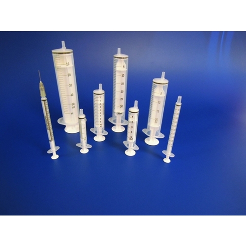 Spruta luer 3komp Codan – 5ml grad 0,5ml excent dubbel – 100 st