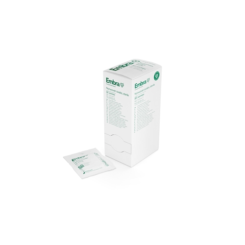 Vlieskompresse 4-lagig 5 Stück Embra - 5x5cm steril - 150 Stück