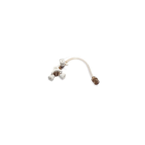 3-vejs hane Connecta - 100 cm slange med injektionsport hvid - 20 stk.