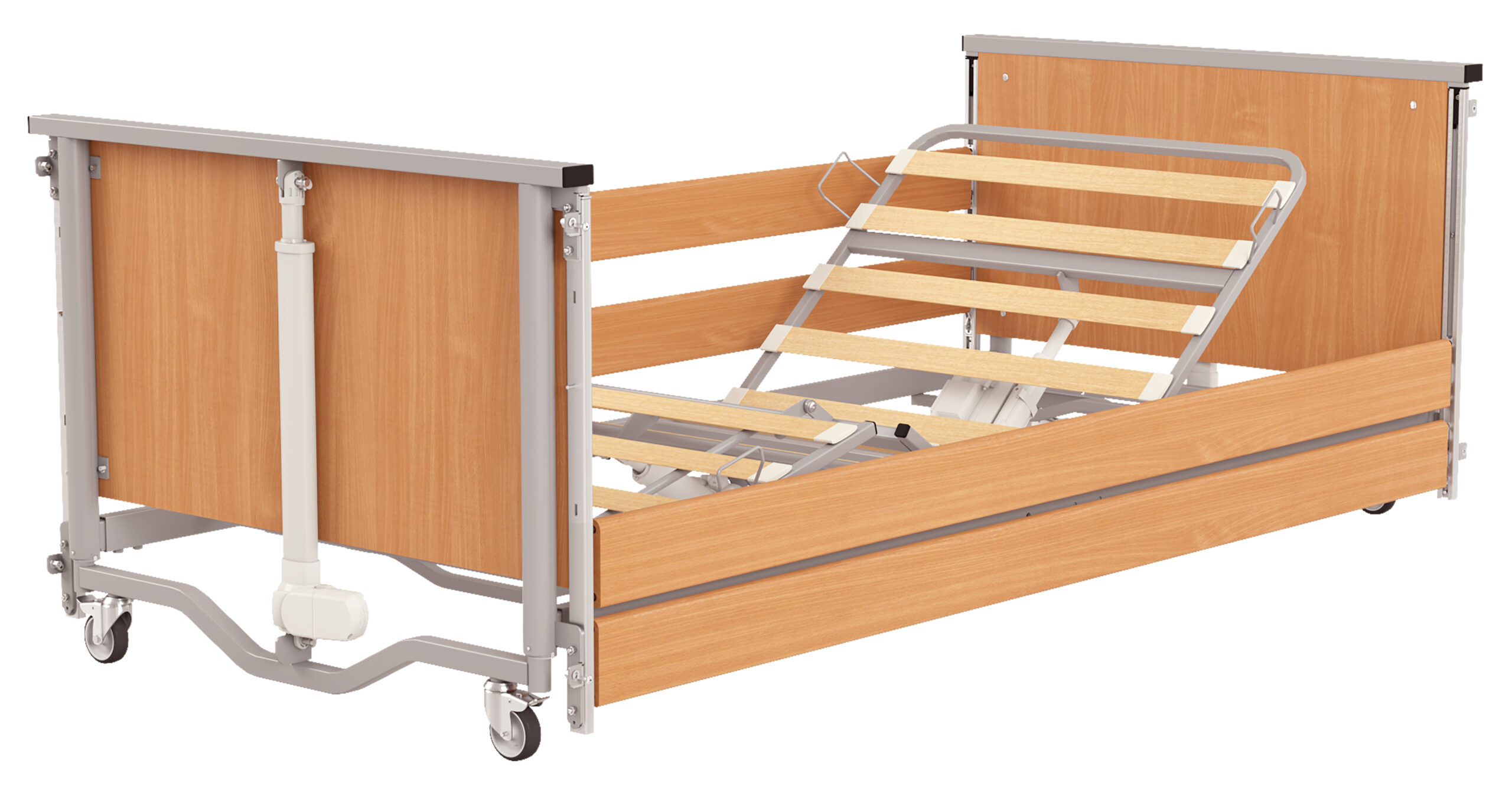 Elektryczne łóżko medyczne – 200 x 90 cm – ekstra niskie (19,2 cm) – DREAM-LOW