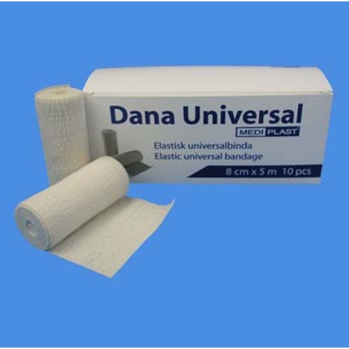 Kreppet støttebind Danauniversal - 6cmx10m bom/PA/PU - 36 stk