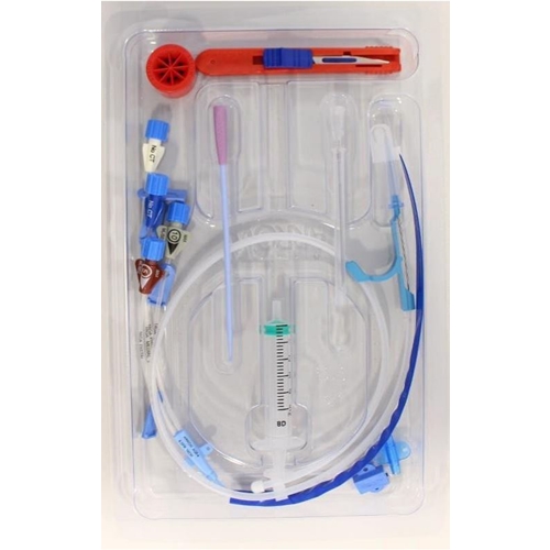 CVK set 4-lumen Arrow – 8,5Fr 160mm högtryck antibakt – 10 st