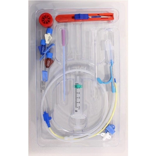 CVK set 3-lumen Arrow – 7Fr 200mm m EKG-kabel – 10 st
