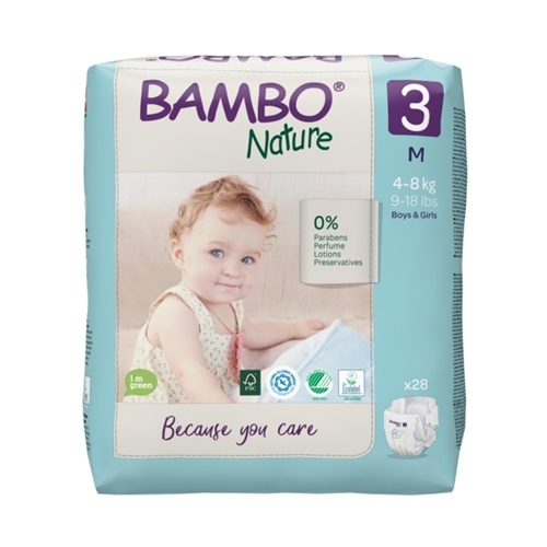 Tape ble Bambo Nature - 3 4-8 kg - 168 stk.