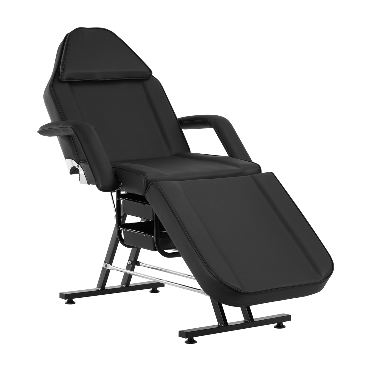 Fotel kosmetyczny Sillon z miskami czarny