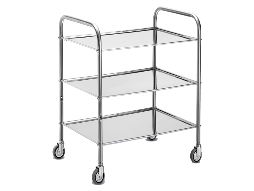 LANCART TER TROLLEY 60x40xh80 cm - 3 hyllor