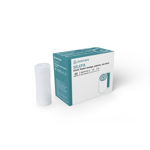Fixierbinde evercare Selefix - 8 cm x 4 m 100 % Polyester - 20 St.