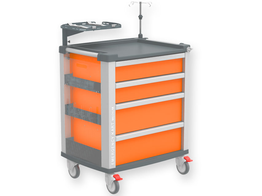 Akutlægevogn - orange