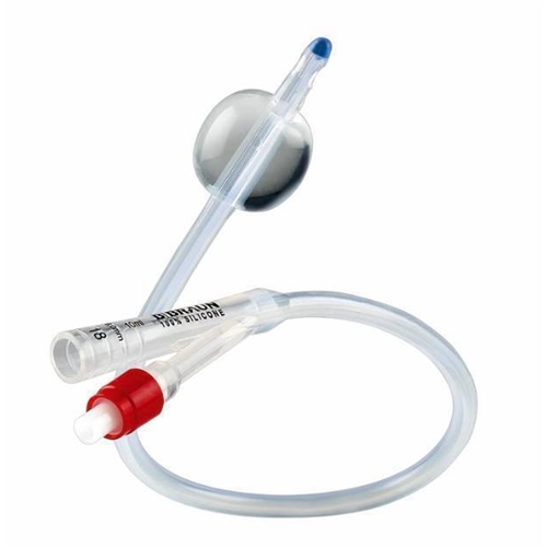 Urimed 2-tie katetri 10 ml CH18 42 cm silikoni Nel 10 kpl