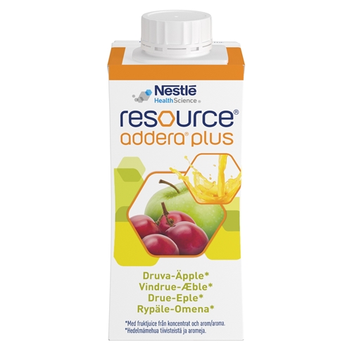 Resource Addera Plus - 4x200 ml drue-æble - 4 stk.
