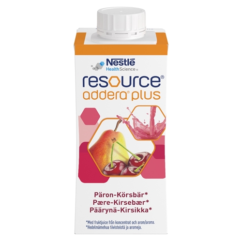 Resource Addera Plus - 4x200 ml pære-kirsebær - 4 stk.